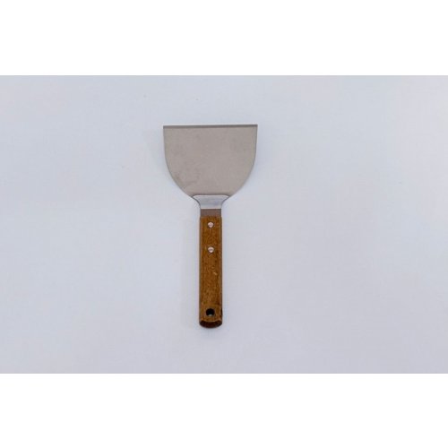 PALA DE ACERO CON MANGO MADERA 24*10.5 CM