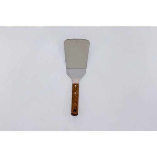 PALA DE ACERO CON MANGO MADERA 31*10 CM