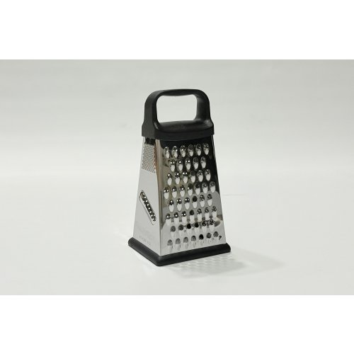 RALLADOR CUATRO CORTES DE ACERO INOXIDABLE CON ANTIDESLIZANTE 10*21  CM