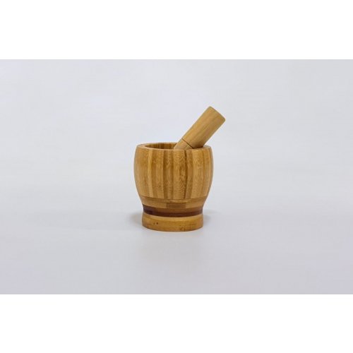 MORTERO DE BAMBOO 10*10 CM